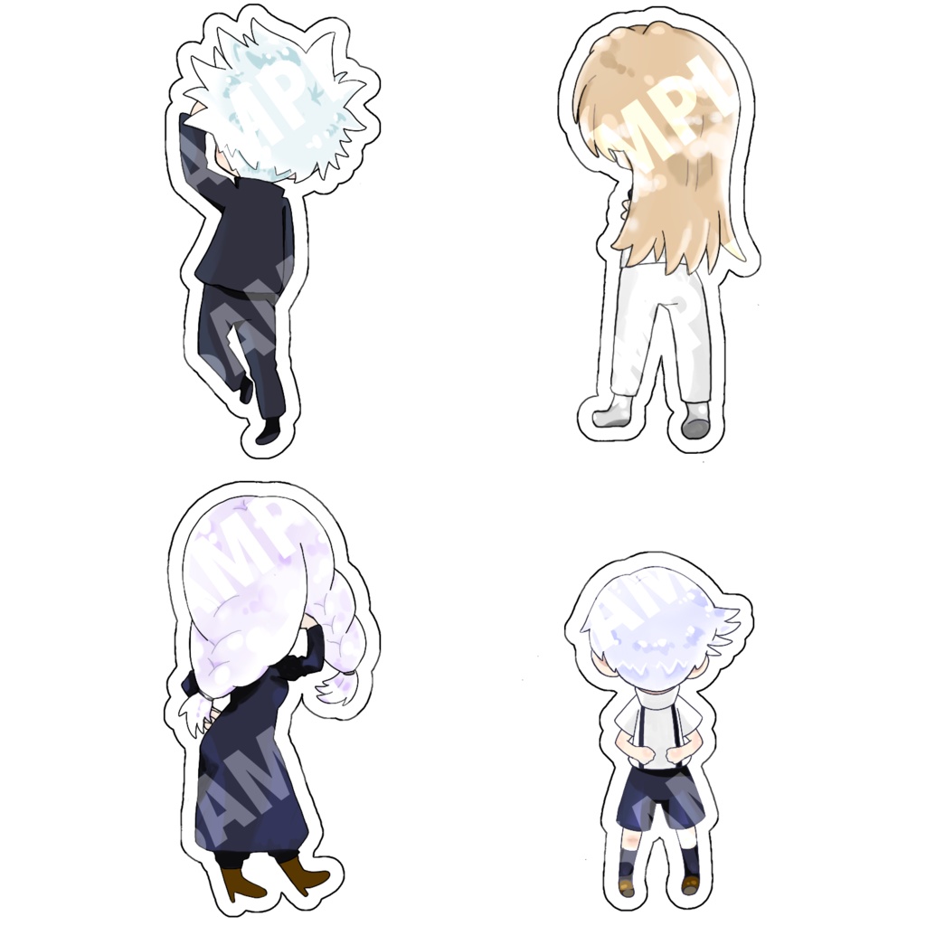 呪術廻戦アクリルキーホルダー 五条悟/冥冥/憂憂/九十九由基