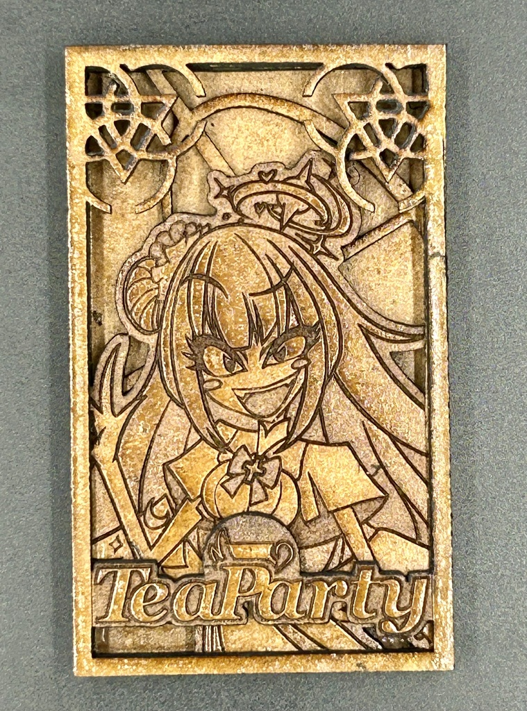 ブルーアーカイブ 「聖園ミカ」:木製シャドーボックス