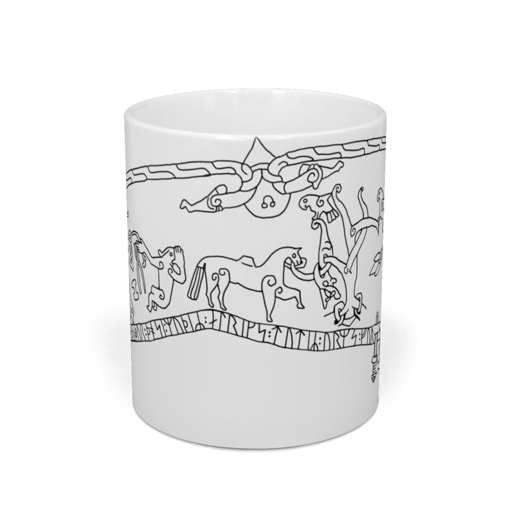 ルーン石碑マグカップ