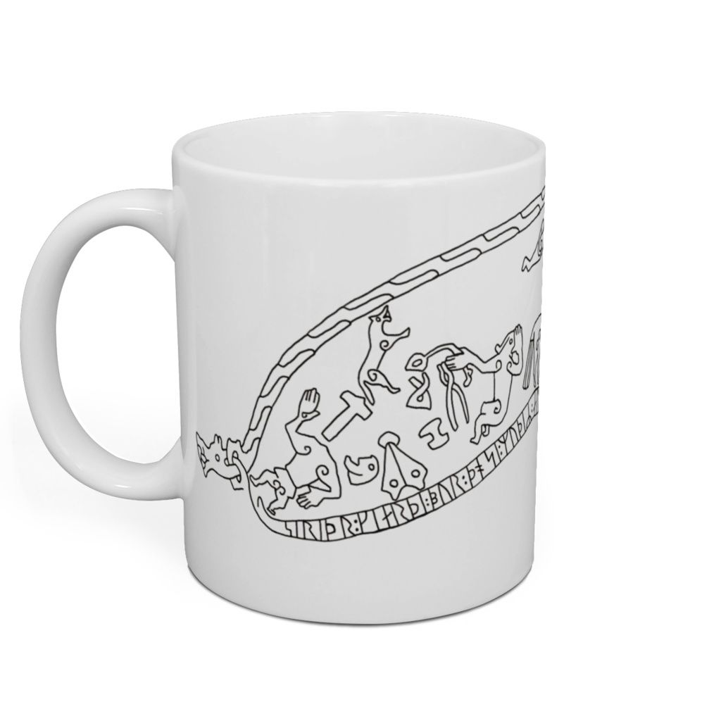 ルーン石碑マグカップ