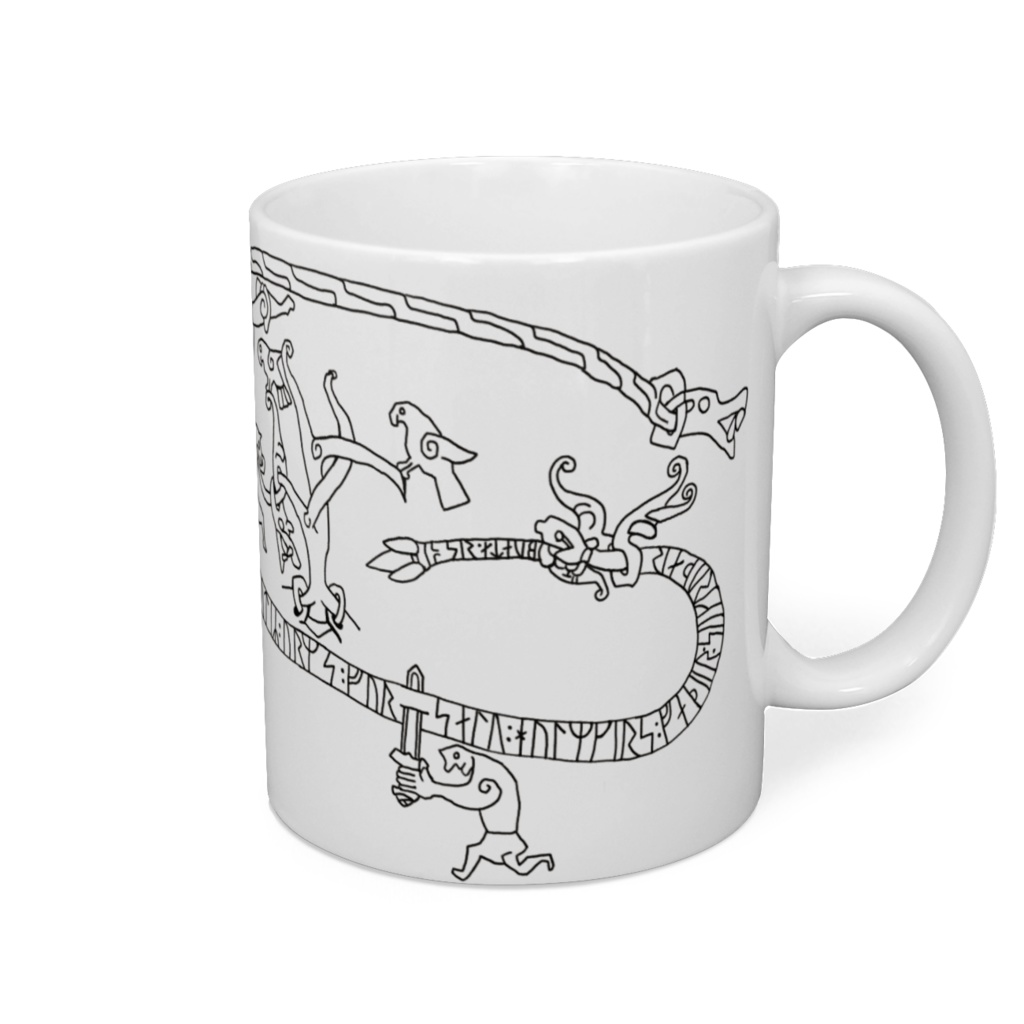 ルーン石碑マグカップ