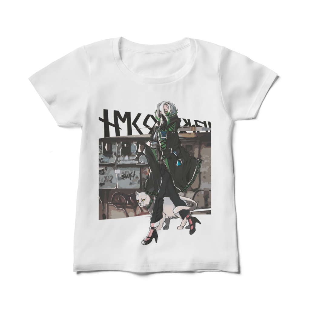 ねこさんぽTシャツ