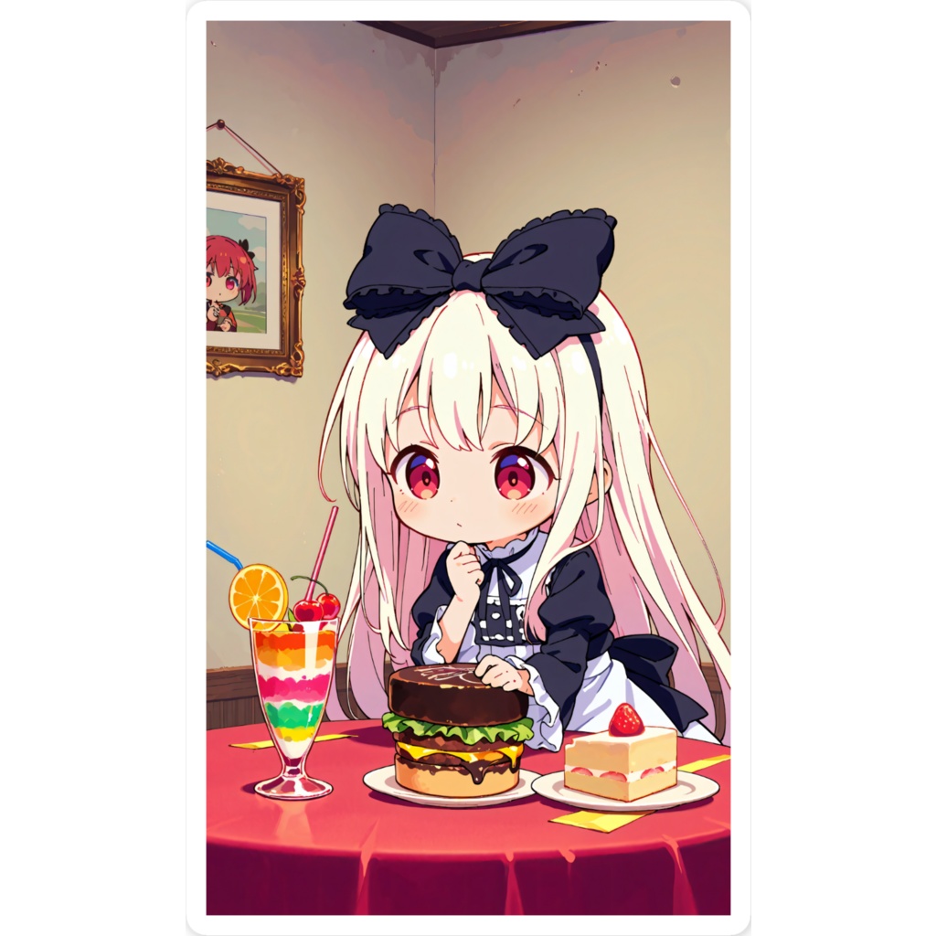 物思いにふける女の子