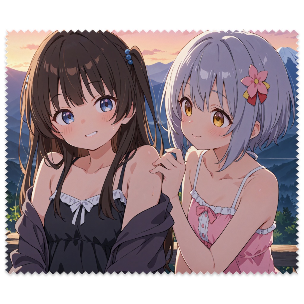 高原の女の子