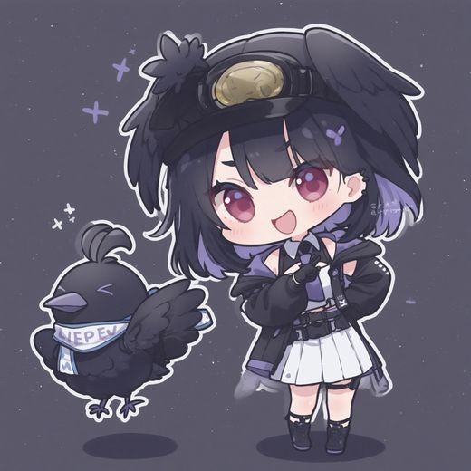 からすっ娘～黒夢（クロム）シリーズ(46枚）