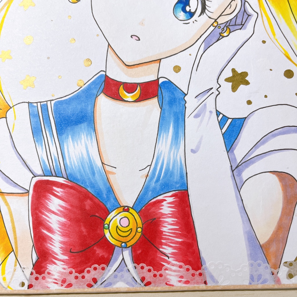 月野うさぎ 手描きイラスト