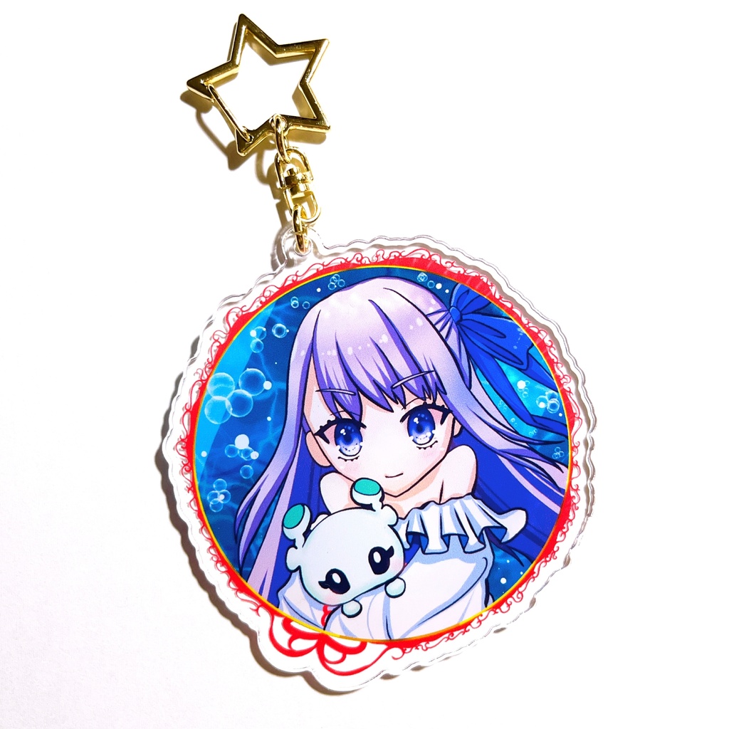 らむらむとコンの仲良しアクリルキーホルダー Yuuna Shopʕ ᴥ ʔ Booth