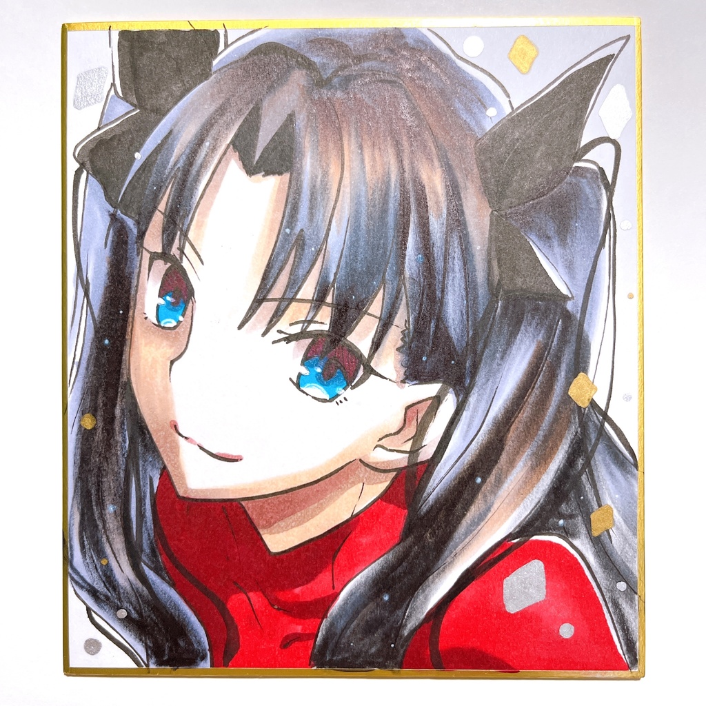 遠坂凛   手描きイラスト