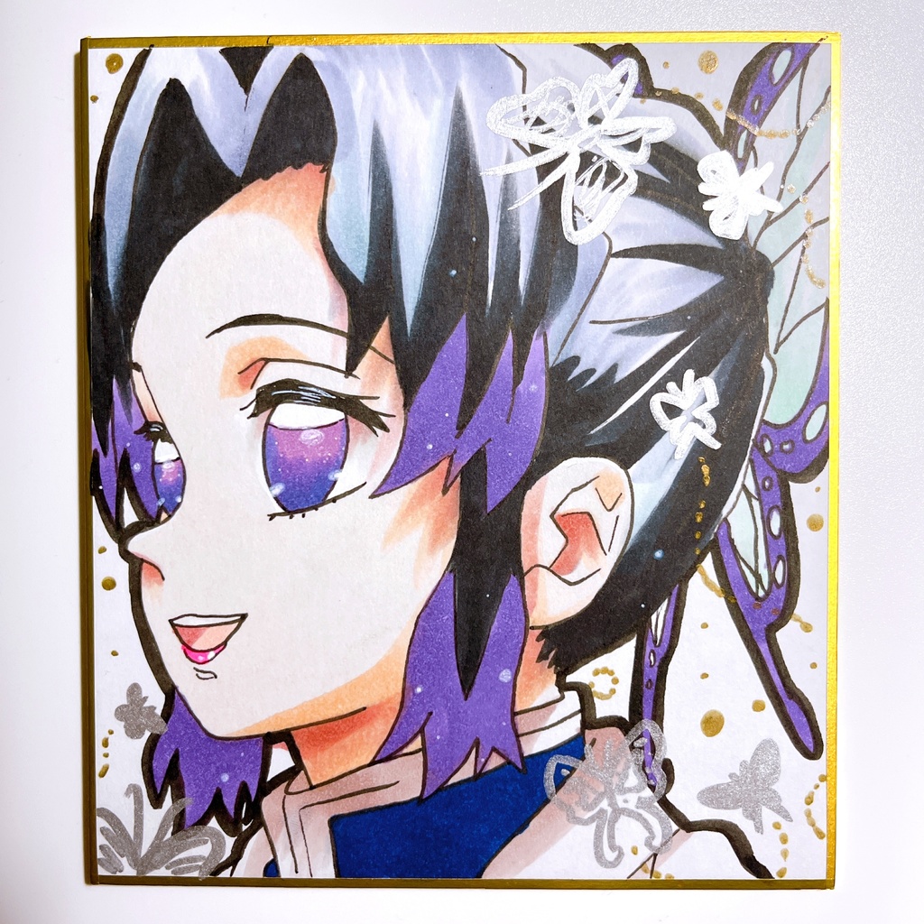 胡蝶しのぶ   手描きイラスト