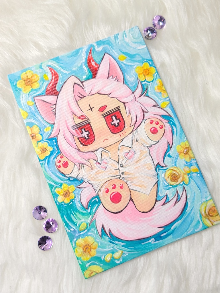 サタンミニキャライラスト