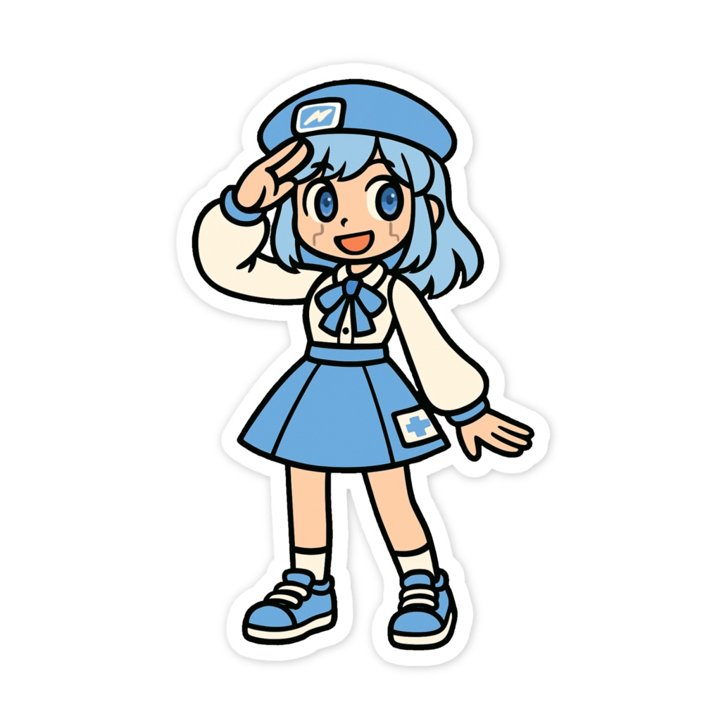 P〇風八汐さんステッカー