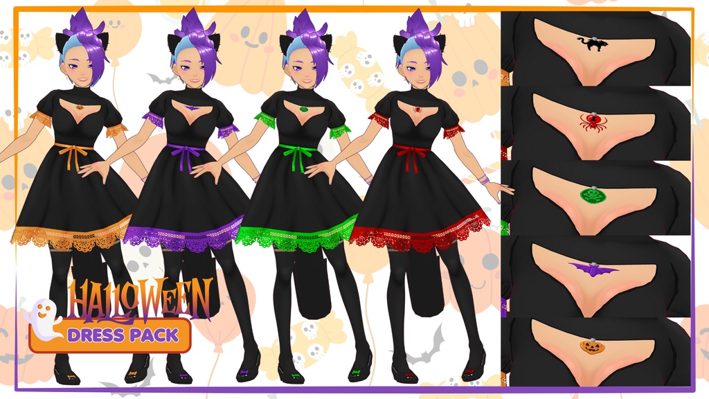 VRoid Halloween Dress