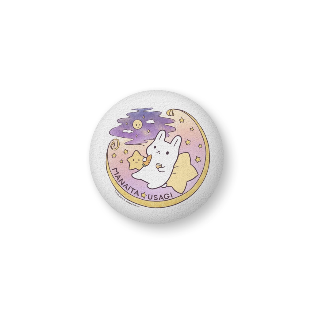 まな板うさぎお星さまと月見酒クッション