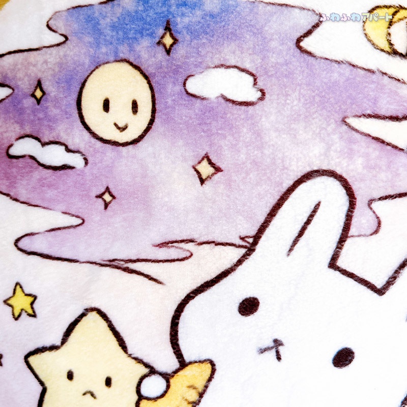 まな板うさぎお星さまと月見酒クッション