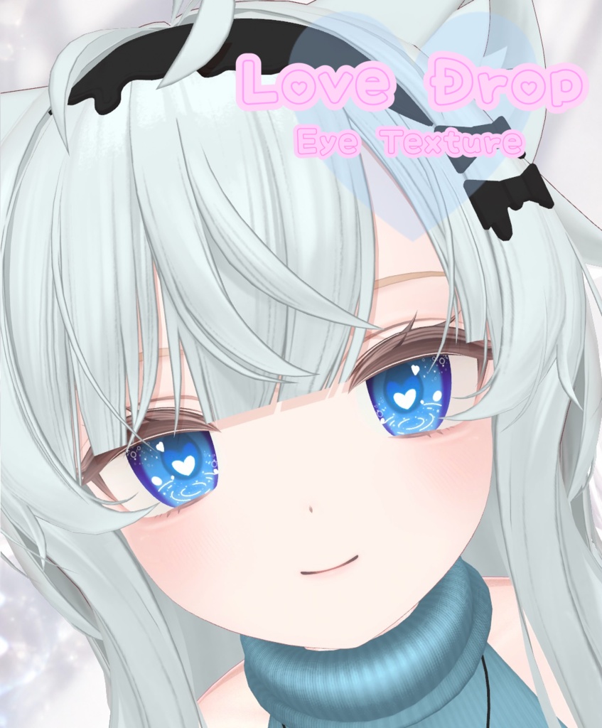 【エク　Eku】Love Drop　光る　Eye  Texture 5色