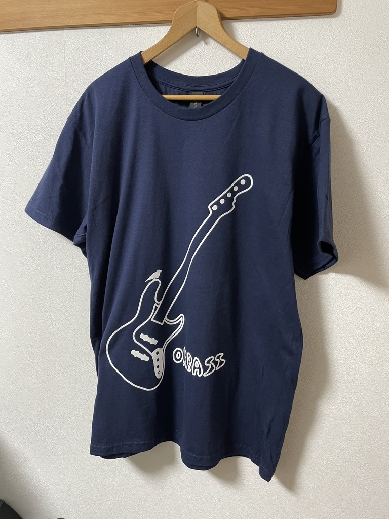 オオルリ5弦ベースオリジナルTシャツ