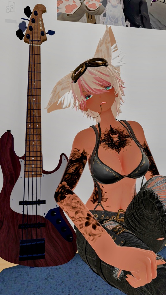 【VRC】MonoBase式_5弦エレキベース