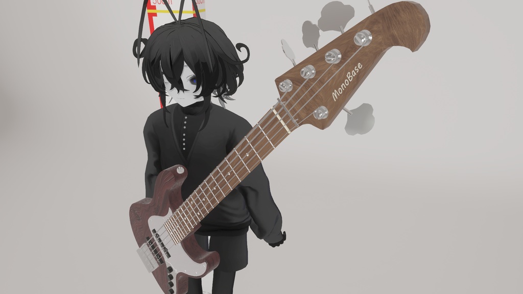【VRC】MonoBase式_5弦エレキベース