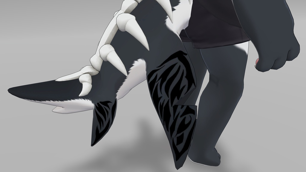 【VRC】シャロ(Chalo)くん用 サメ尻尾のタトゥー