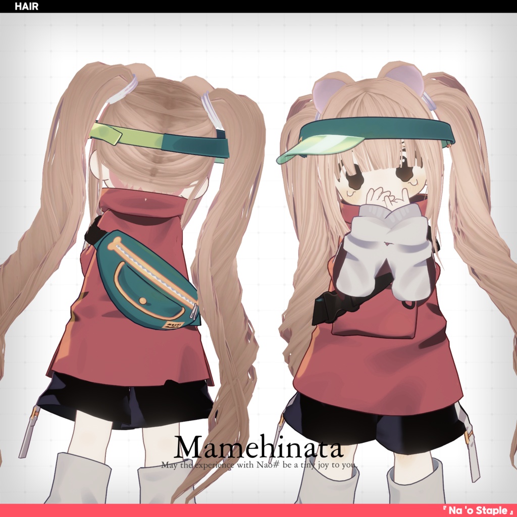 【VRC Hair】 Winter White