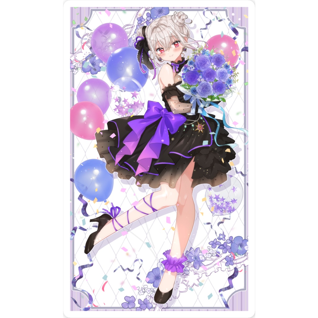 【期間限定】あまね1周年記念イラストステッカー【5/14まで】