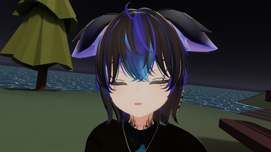 【VRC想定】【無造作ショートネオウルフ 】Ver.2 texture hair