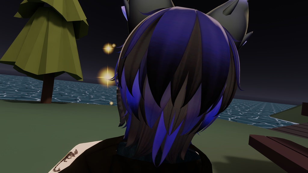 【VRC想定】【無造作ショートネオウルフ 】Ver.2 texture hair