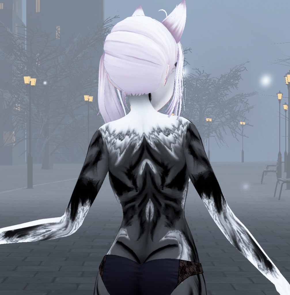 オリジナル3Dモデル 「TubeRose」 texture body