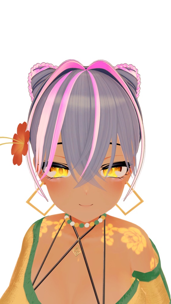 🐱TwinNekoBun🐱【VRC Hair】⸜❤︎⸝ Highlights Texture ⸜❤︎⸝