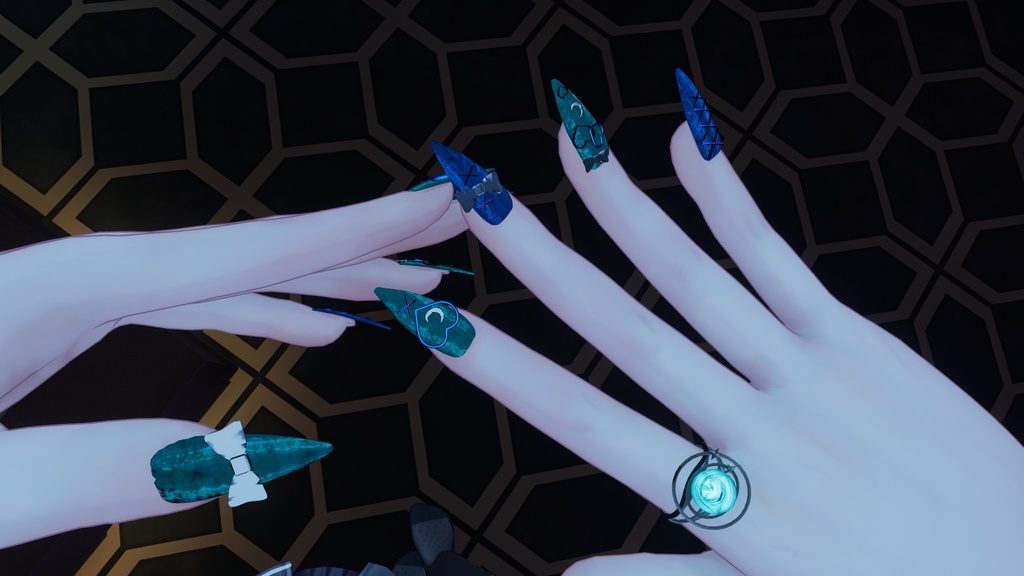 Nails Hearts オリジナル3Dアバター『ルミナ - LUMINA』(nailiius)