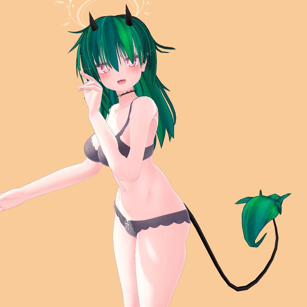 ❥ Sexy Demon ⸜❤︎⸝ Hair Ponytail