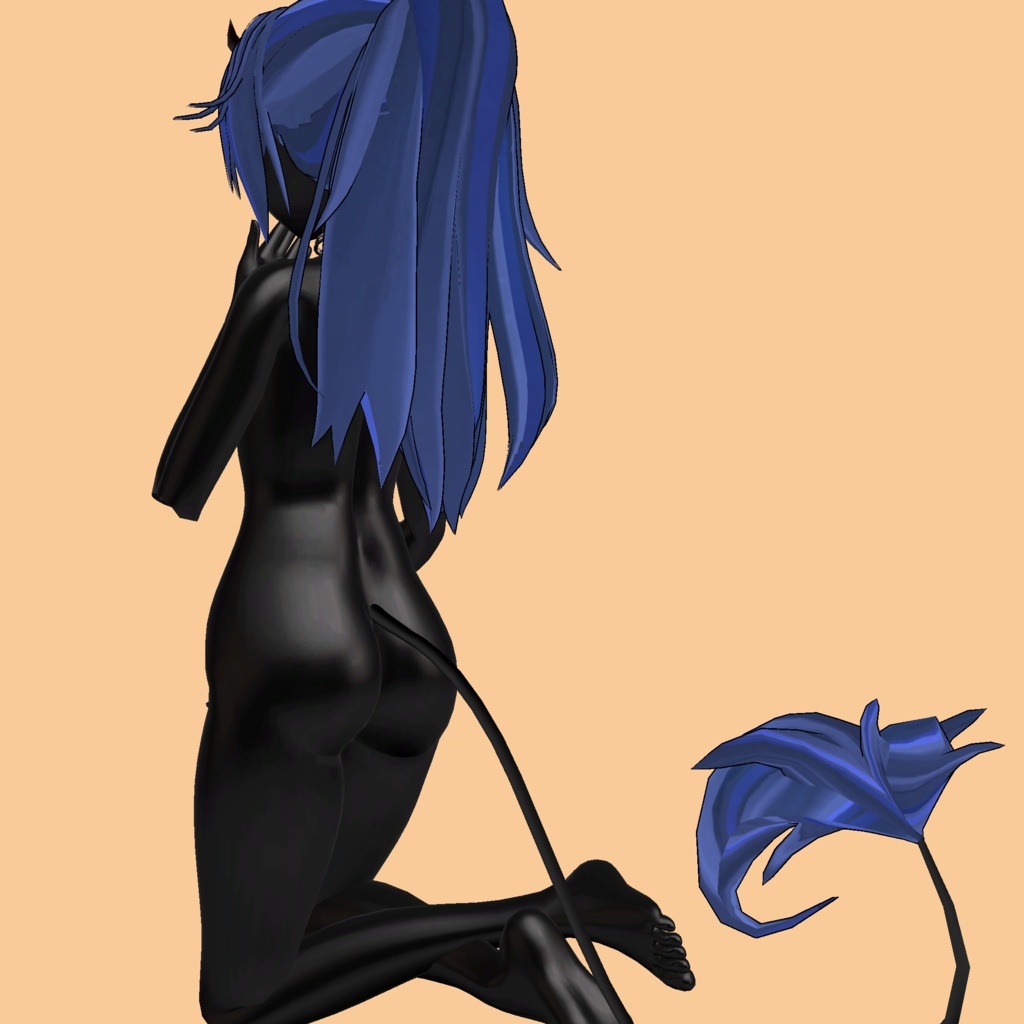 ❥ Sexy Demon ⸜❤︎⸝ Hair Ponytail