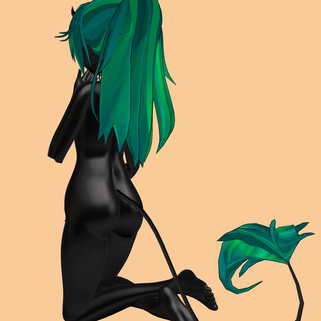 ❥ Sexy Demon ⸜❤︎⸝ Hair Ponytail