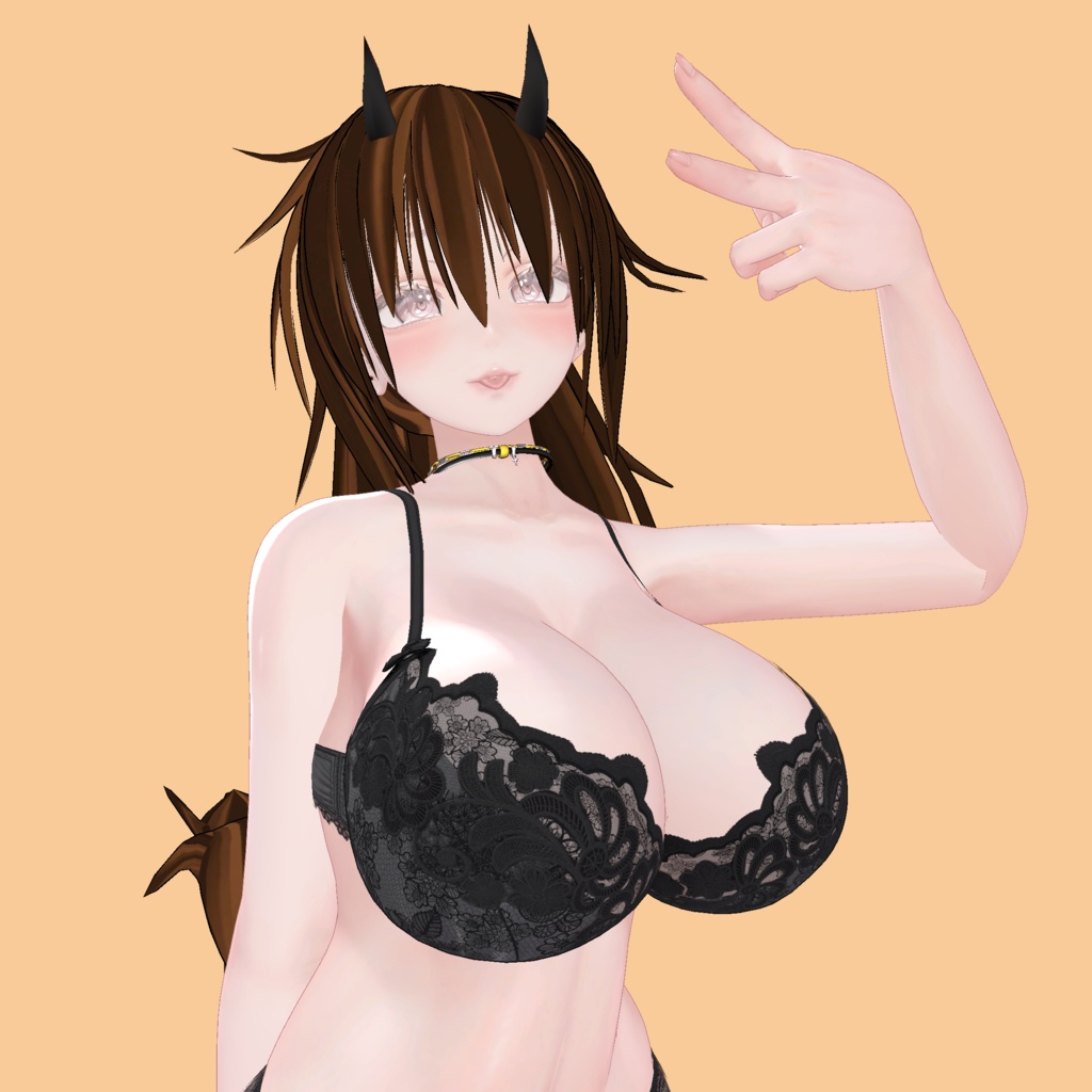 ❥ Sexy Demon ⸜❤︎⸝ Hair Ponytail