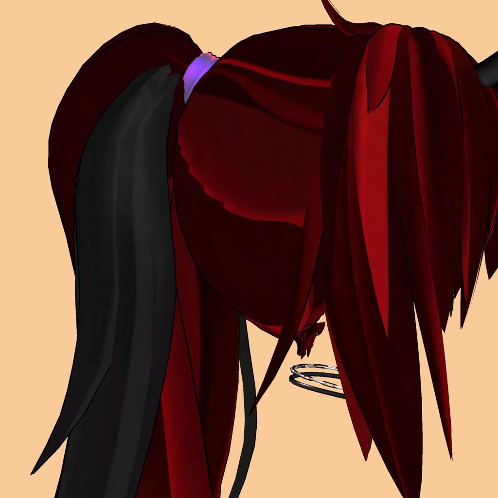 ❥ Sexy Demon ⸜❤︎⸝ Hair Ponytail