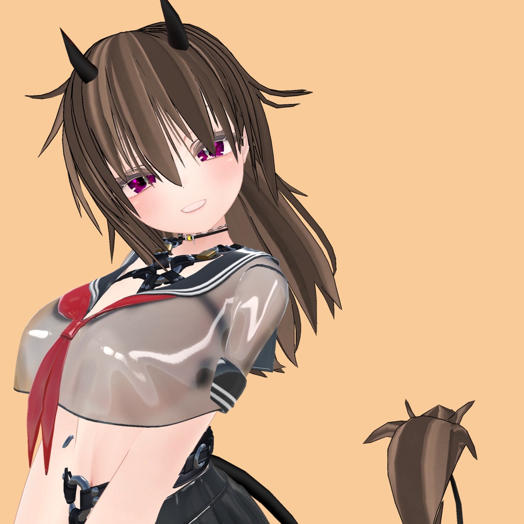 ❥ Sexy Demon ⸜❤︎⸝ Hair Ponytail