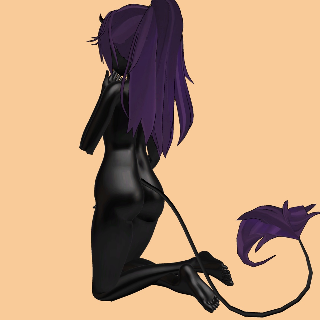 ❥ Sexy Demon ⸜❤︎⸝ Hair Ponytail