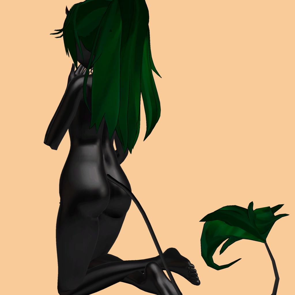 ❥ Sexy Demon ⸜❤︎⸝ Hair Ponytail