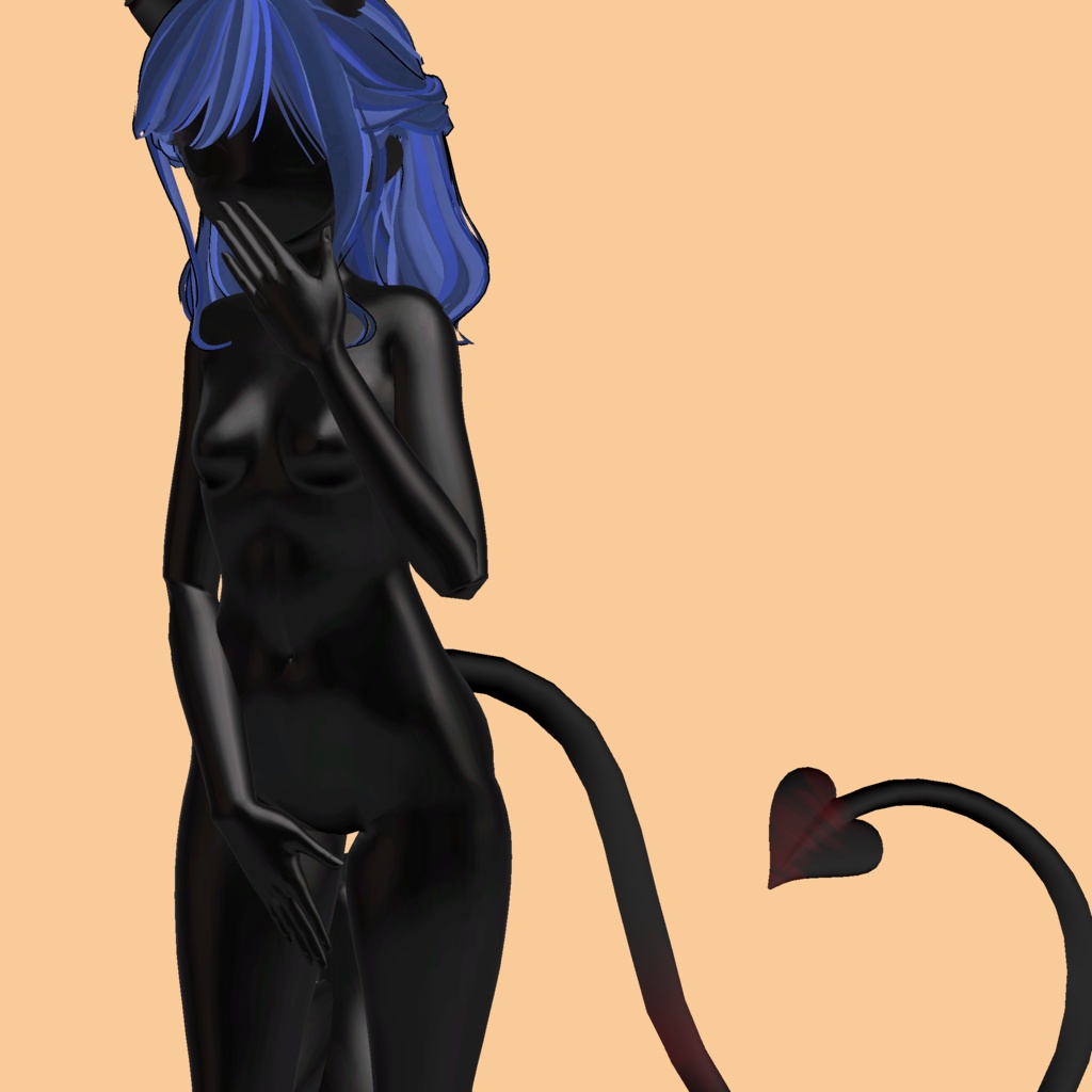 ❥・ Evil Bob Hair ⸜❤️⸝ (Tail and Horns)