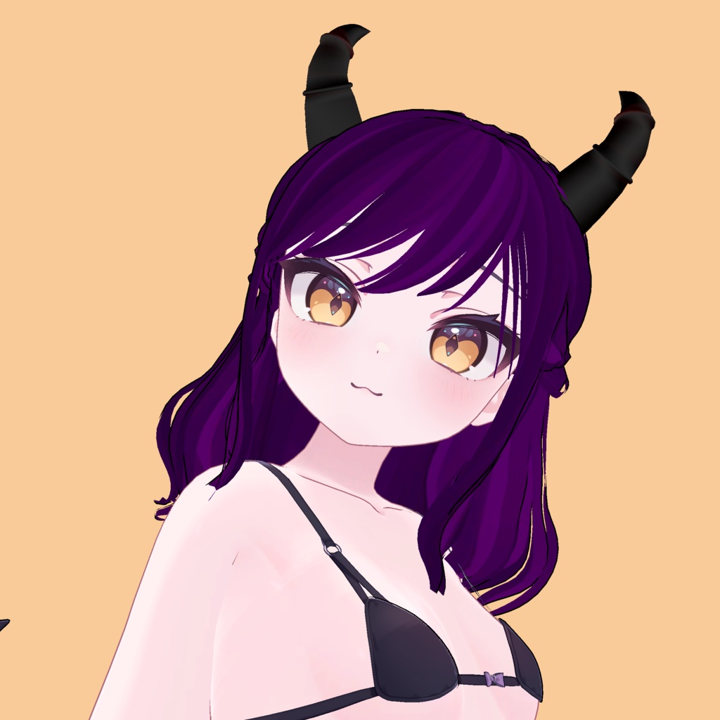 ❥・ Evil Bob Hair ⸜❤️⸝ (Tail and Horns)