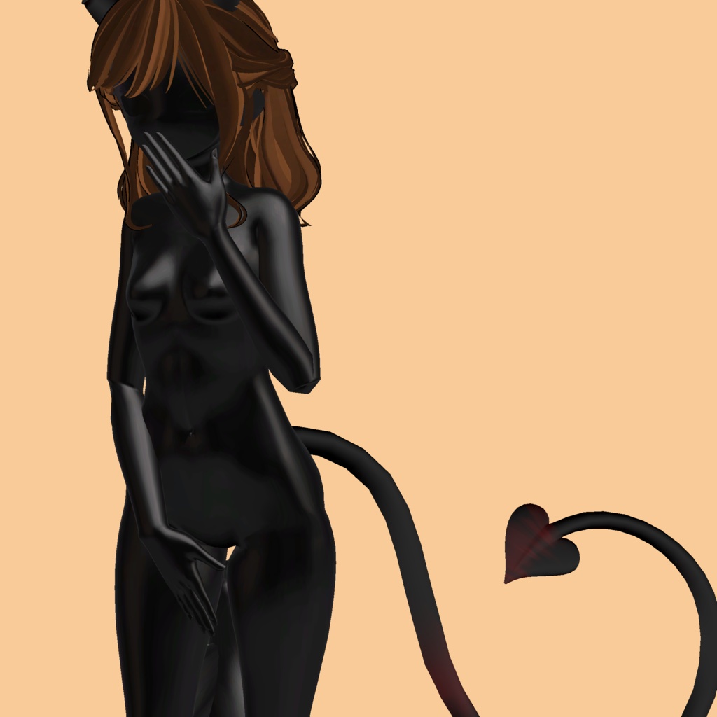 ❥・ Evil Bob Hair ⸜❤️⸝ (Tail and Horns)
