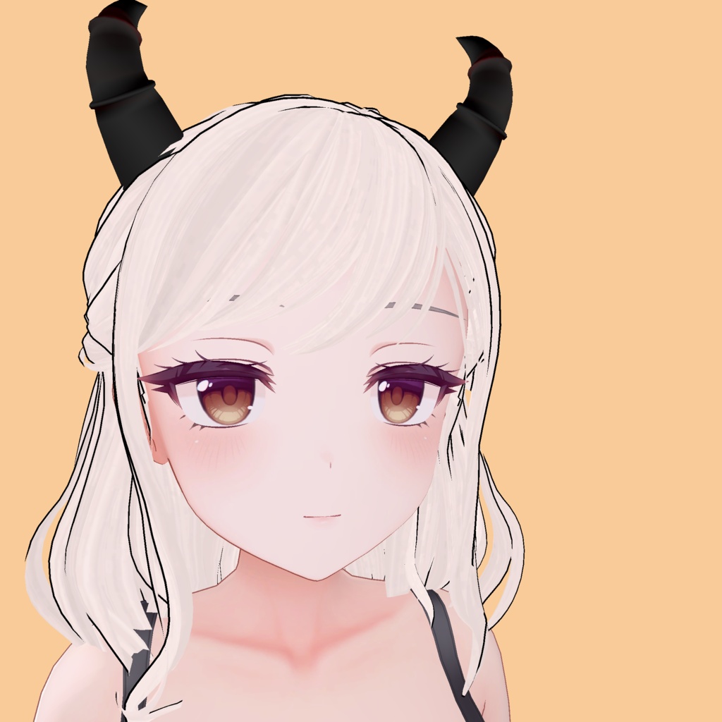 ❥・ Evil Bob Hair ⸜❤️⸝ (Tail and Horns)