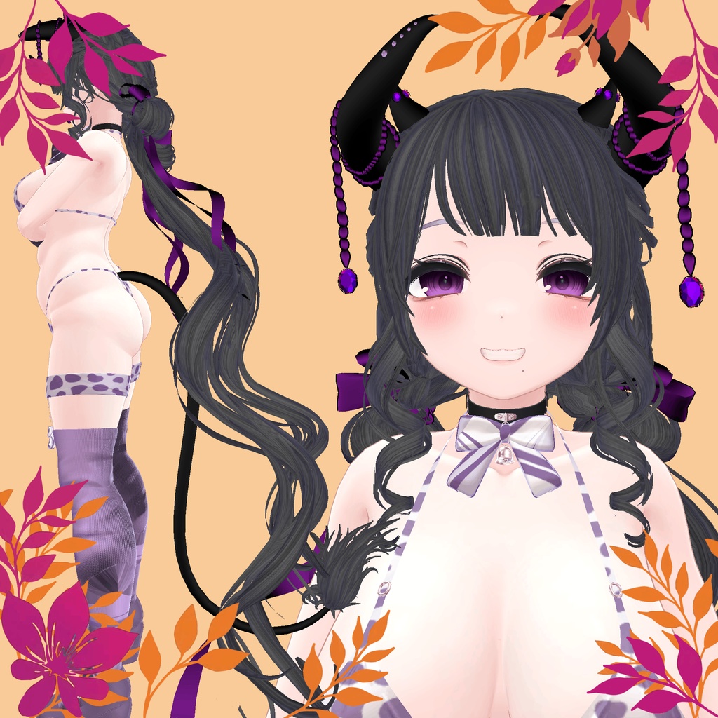 ❥・Sweet Bun Twintalis Hair 🎀