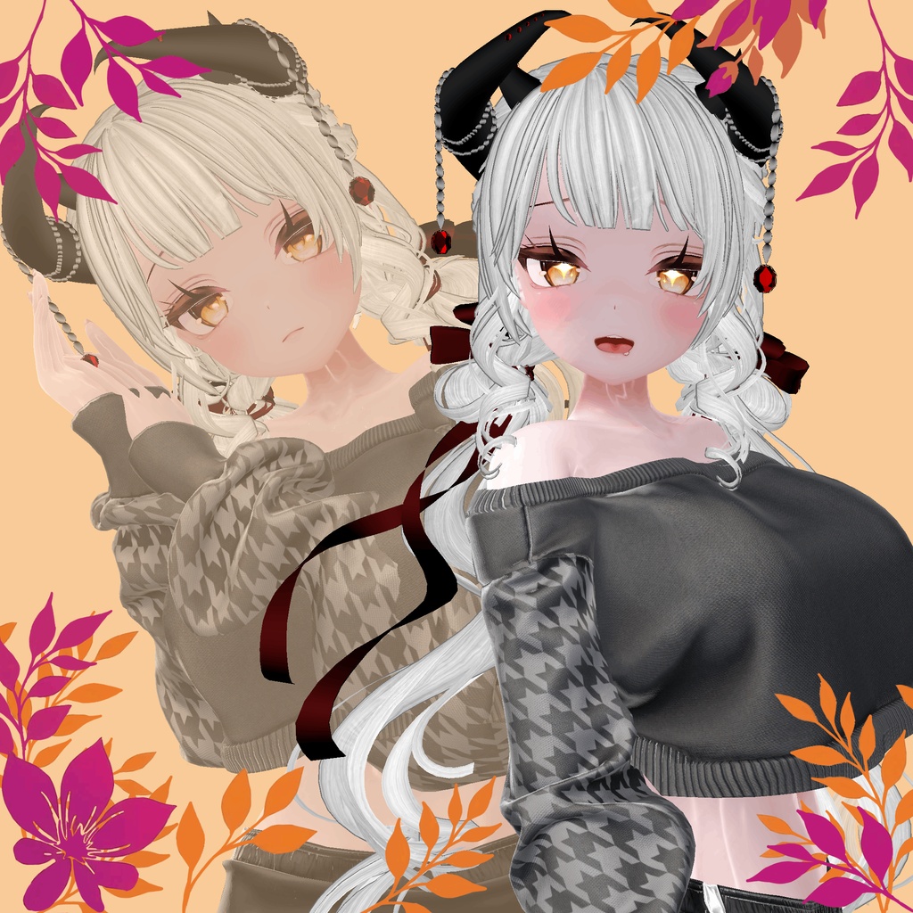 ❥・Sweet Bun Twintalis Hair 🎀