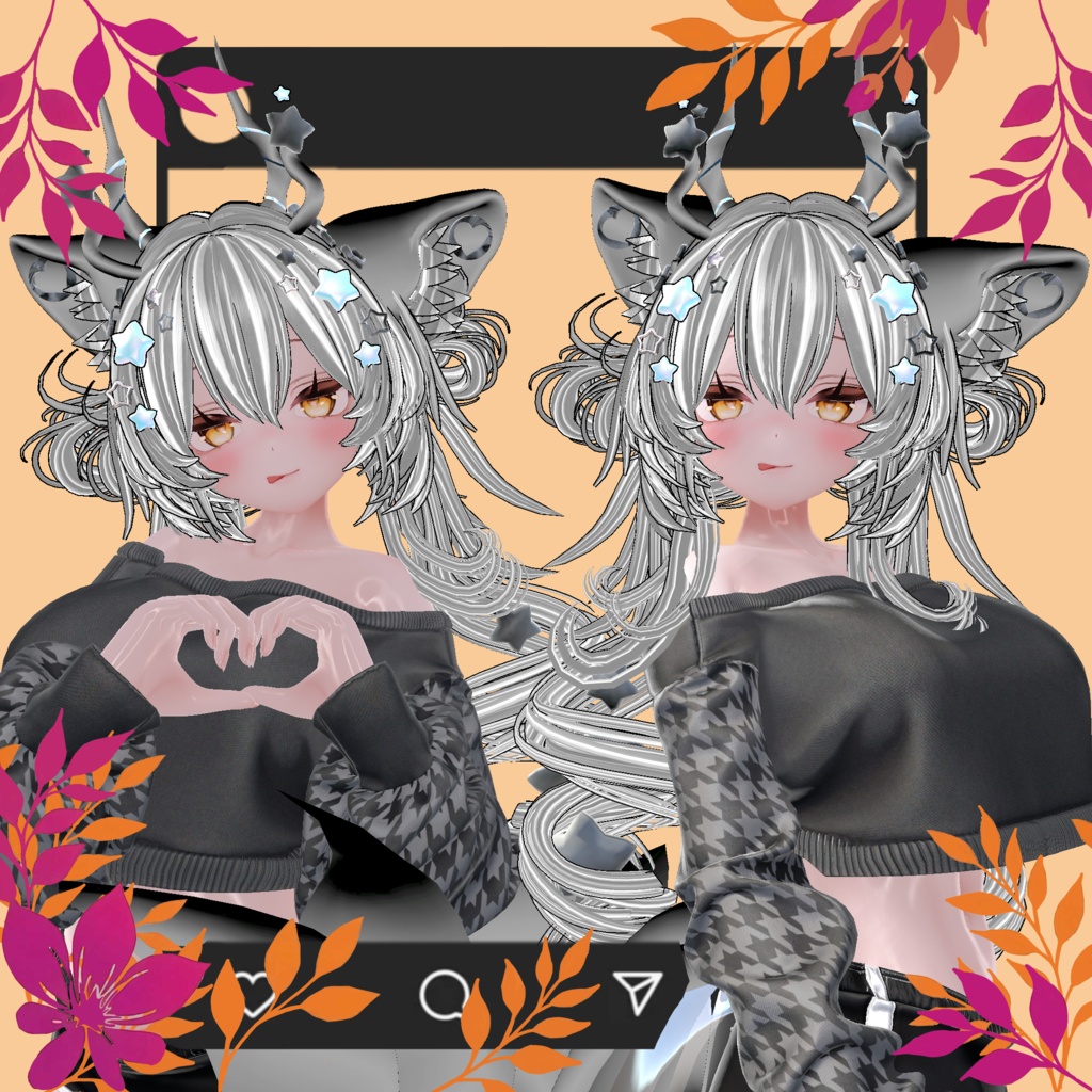 Fantasy Slime Flow Fox Hair ⸜❤️⸝ (SiuSiu)