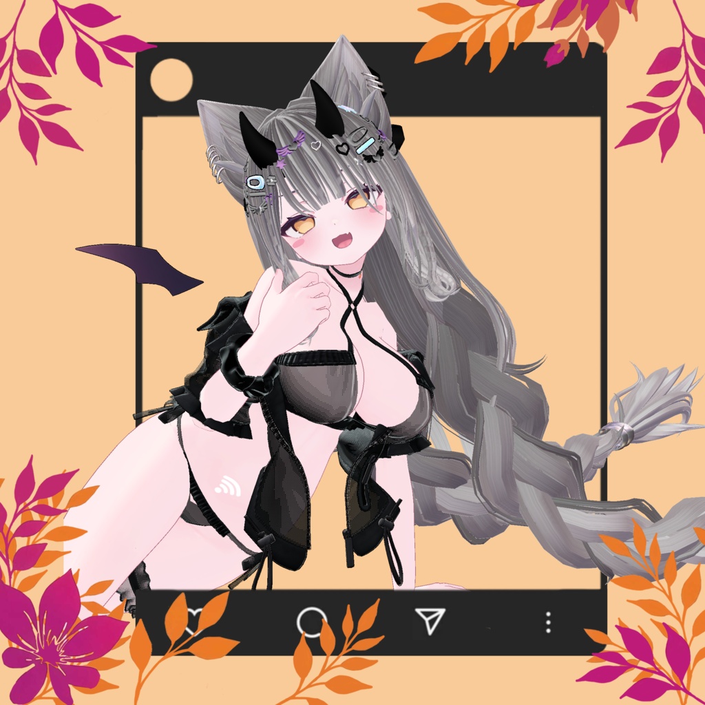 ❥・ Velvet Fox twin Braids (foxgirl) Siu Siu