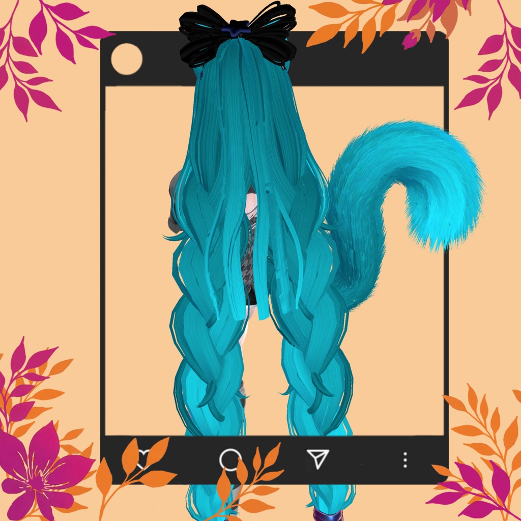 ❥・ Velvet Fox twin Braids (foxgirl) Siu Siu