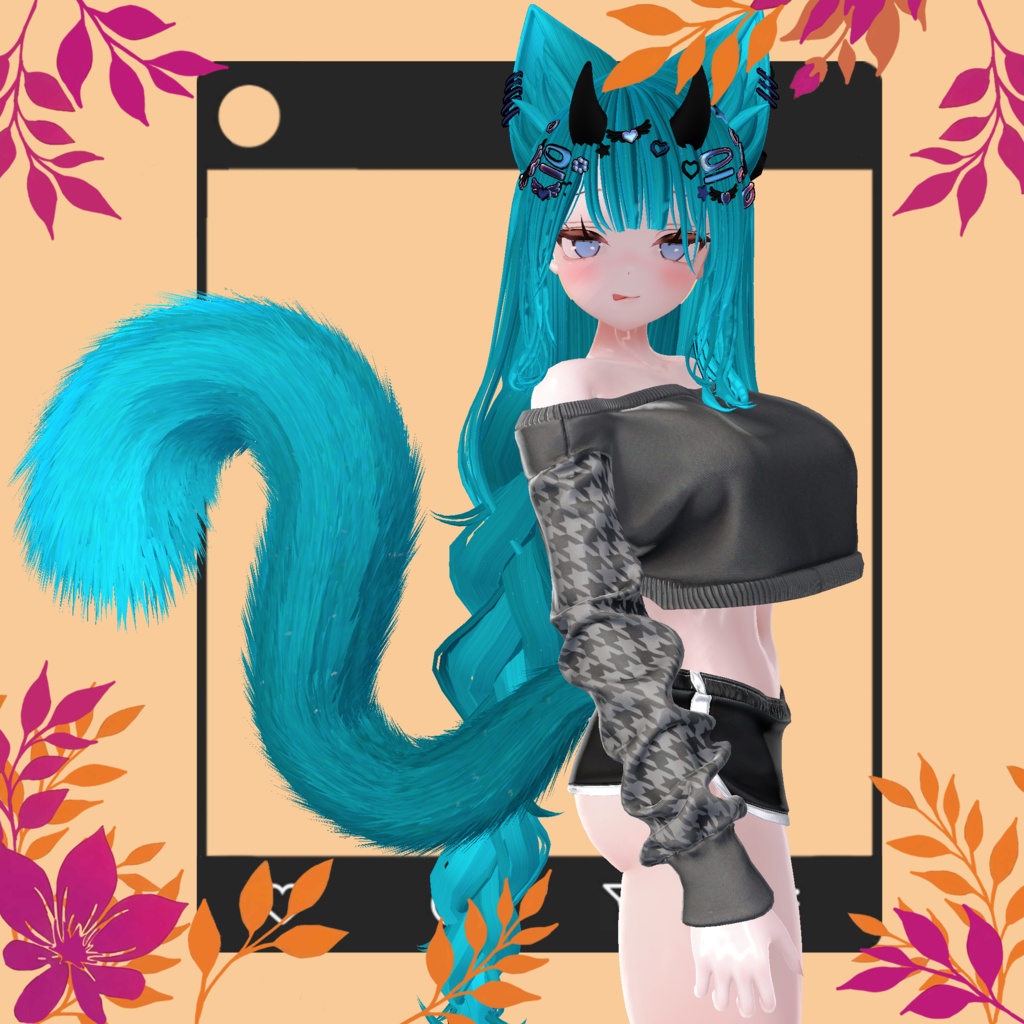 ❥・ Velvet Fox twin Braids (foxgirl) Siu Siu