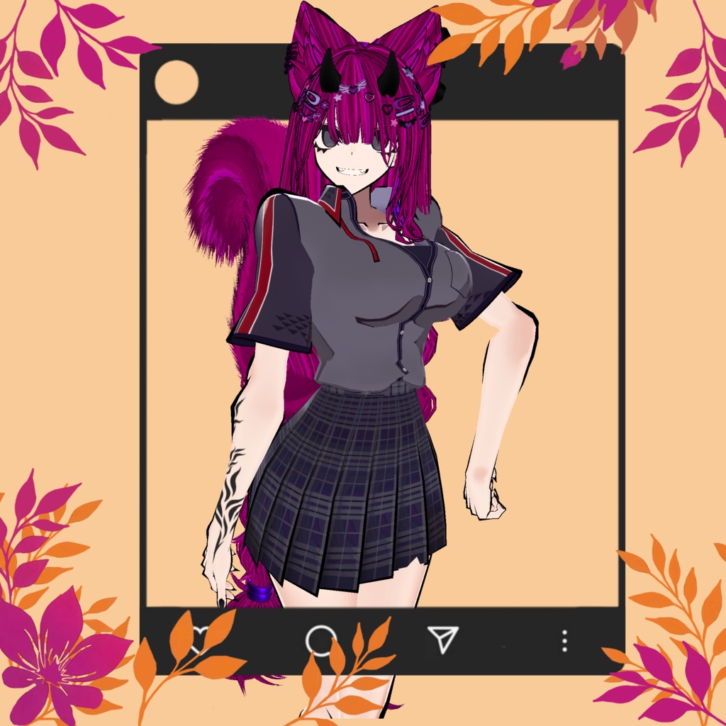 ❥・ Velvet Fox twin Braids (foxgirl) Siu Siu