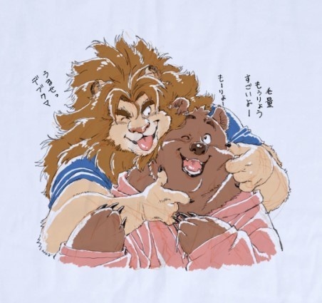 ケモTシャツ/ロンT(白)